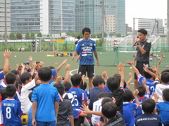 第21回《よこしん》サッカー教室（横浜F・マリノス　中町公祐選手）