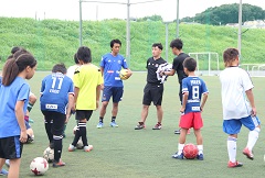 第22回《よこしん》サッカー教室（横浜F・マリノス　中町公祐選手）